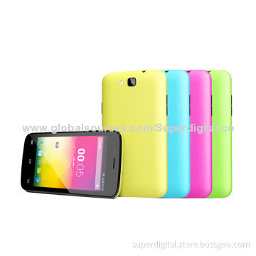 Smartphones, Google's Android 4.2 OS/MTK6572 Dual-core, QHD Display, 0.3 + 2MP, 512MB + 4GB